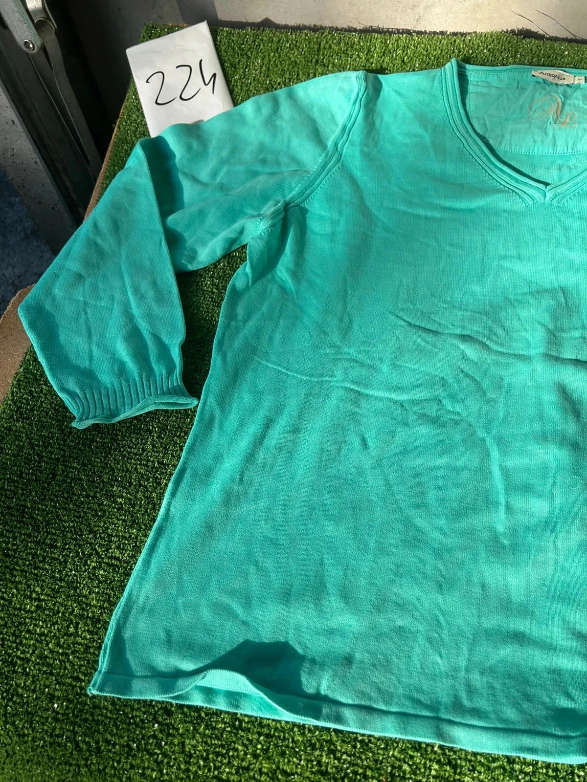 Groene trui met capuchon Armor-Lux – photo 4